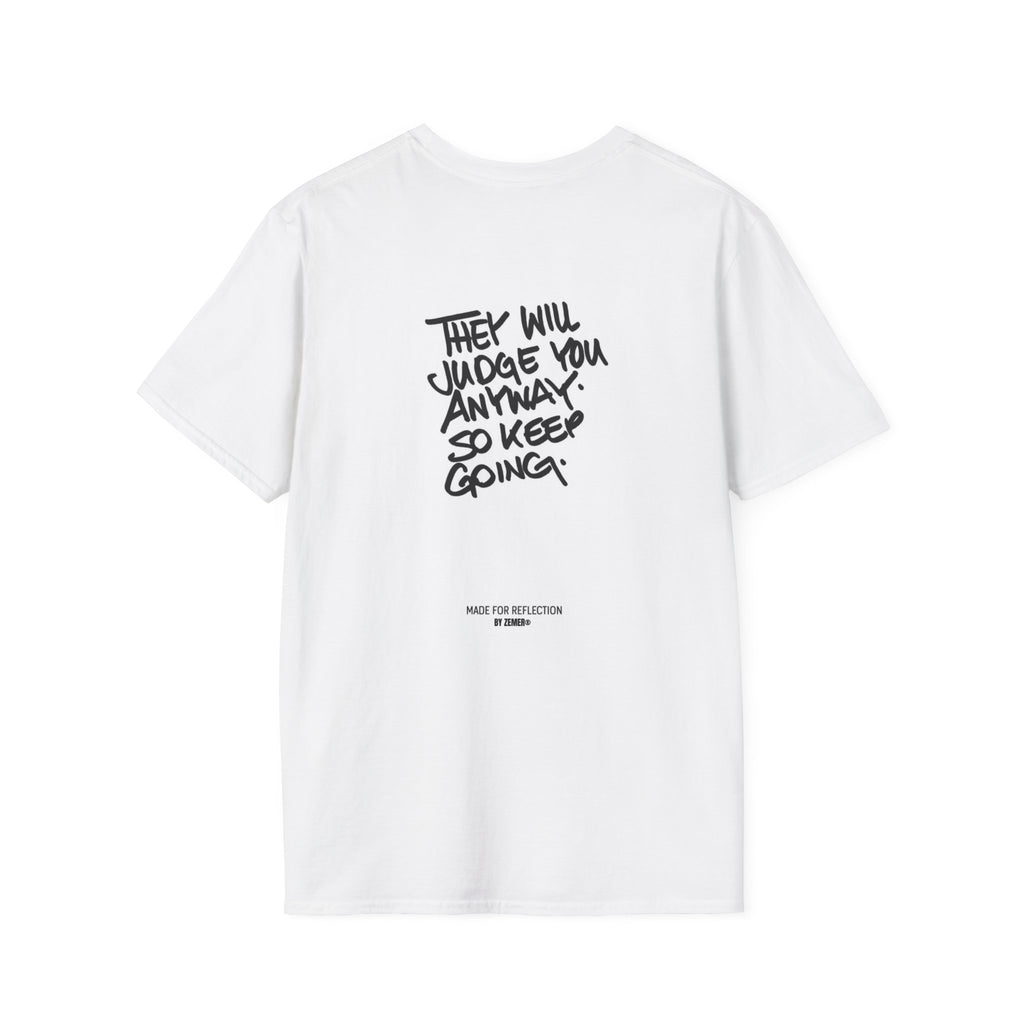 Graphic Tee — Repeating "Ikigai" Text Design