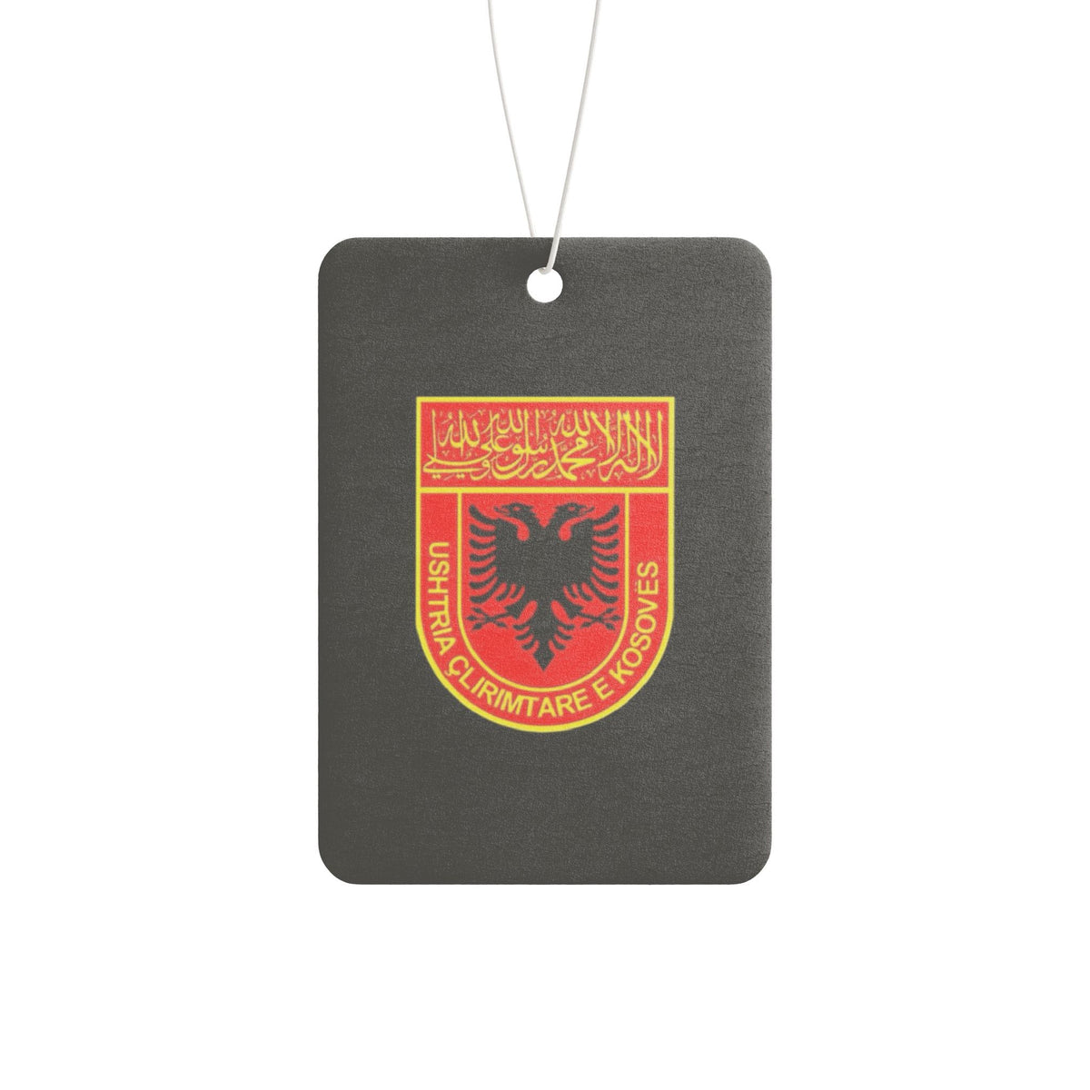 Albania Emblem Car Air Freshener